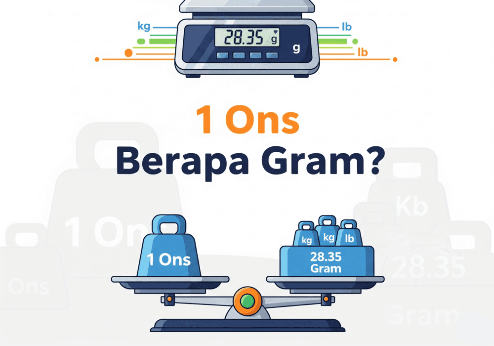 1 Ons Berapa Gram? Panduan Lengkap Konversi Satuan Berat