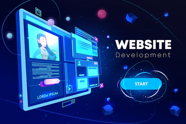 Website Development Vector