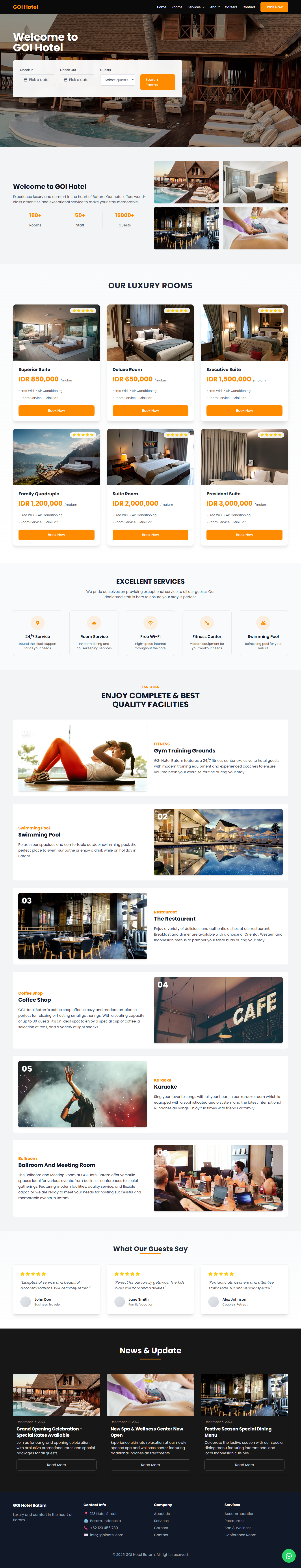 Website Hotel